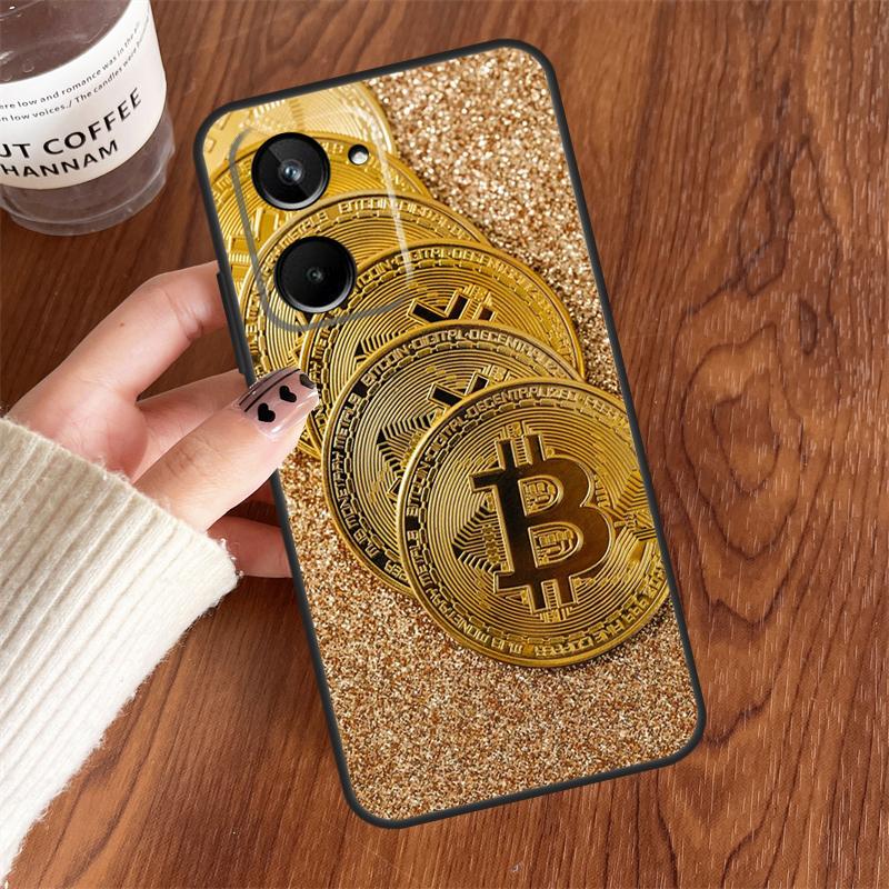 

Bitcoin BTC For Realme GT7 Pro GT6 15 10 11 12 13 14 Pro Plus C75 C65 C55 C63 C61 C53 C67 C35 C71 Case Realme C55