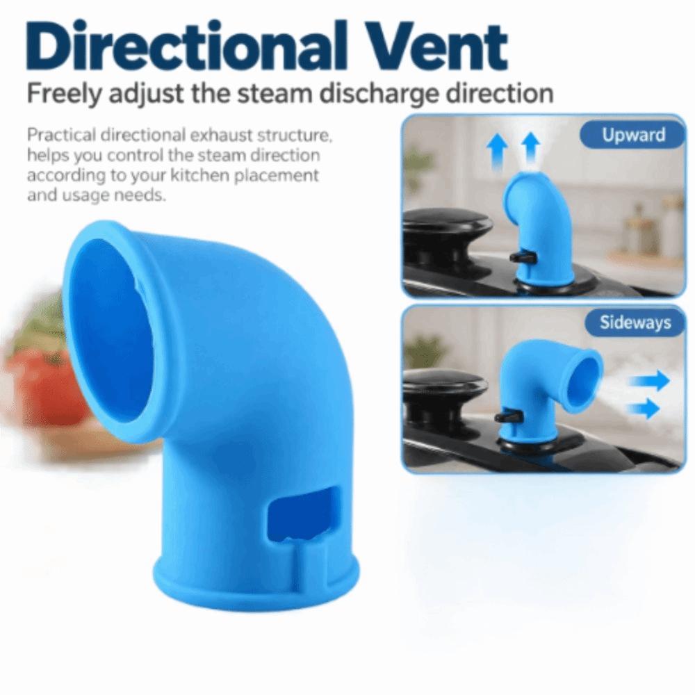 2 PCS Silicone Pressure Cooker Exhaust Pipe Silicone Steam Diverter Home Kitchen
