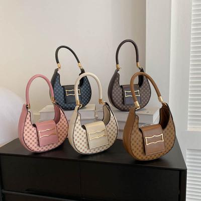 Bags Women'S Fashion Shoulder Bags Niche Foreign Underarm Bags Textured Hand Bags