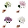 Real Touch Artificial Hydrangea Flower 14 Inch Large Full Faux Silk Hydrangea Flower with Stem for Floral Arrangement Home Table