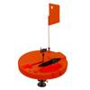 Ice Fishing Platform with Auto Flags and Orange-Red Floats - Winter Outdoor Gear with Anti-Freeze Features