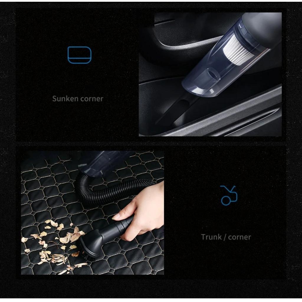 Car Vacuum Cleaner High Power Family Car Dual-purpose Wet and Dry 120W Vacuum Cleaner Handheld High Power Vacuum Cleaner