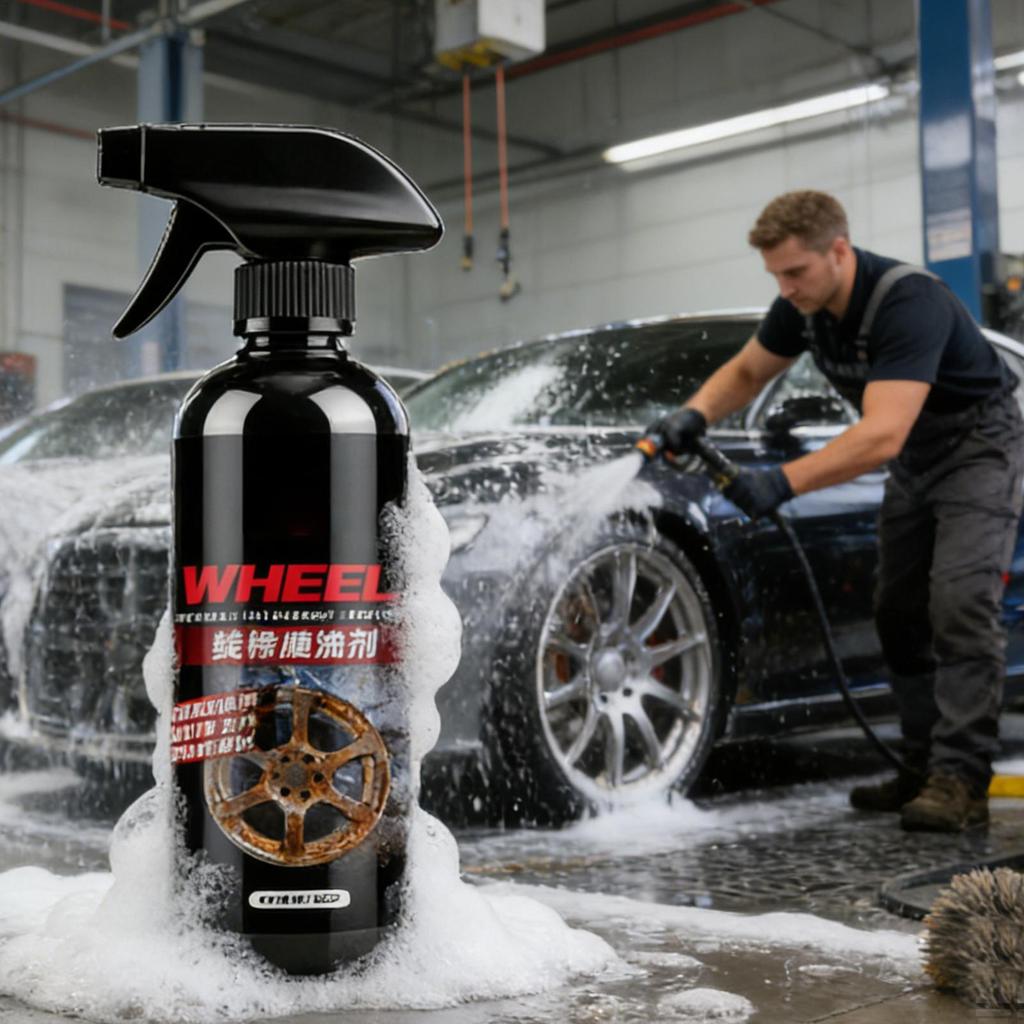 500ml Wheel Rust Remover Spray Vehicle Iron Powder Remover Auto Tyre Cleaner Agent Quickly Stain Removal rustproof Care