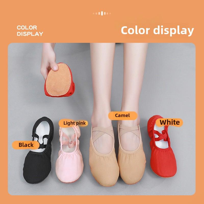 Chaussures de danse noires antidérapantes pour femmes, pour ballet et danse carrée, talons mi-hauts