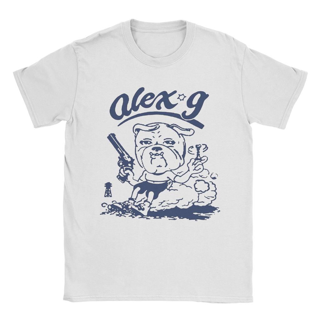 Men Women T-Shirt Singer Alex G Print T-Shirts Hip Hop  Beach Tee Shirt Vintage Pattern 100 Cotton Clothes Birthday Gift