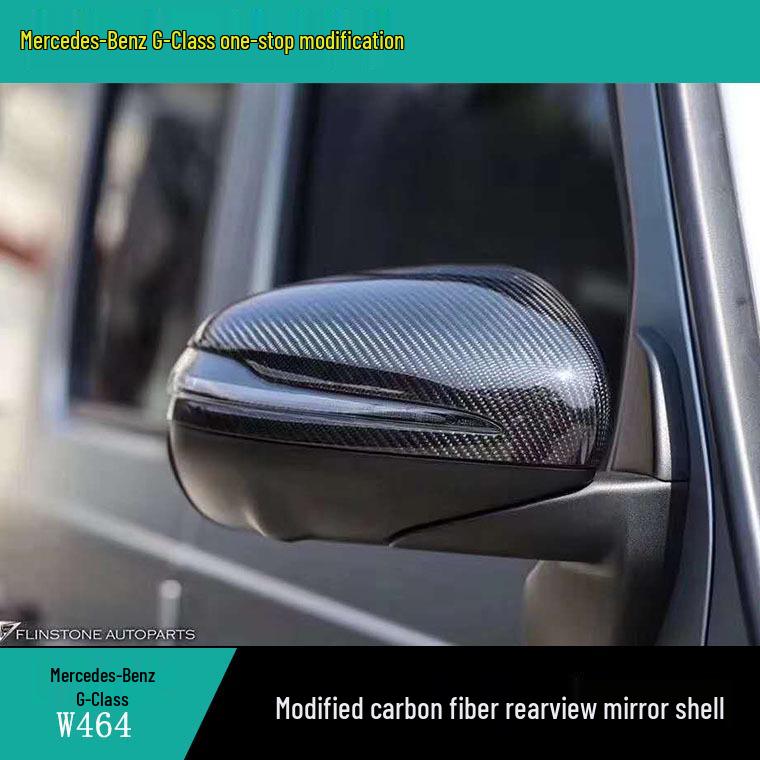 Pokrywy lusterek bocznych z włókna węglowego do modeli Mercedes-Benz W464 G500/G350/G550/G63