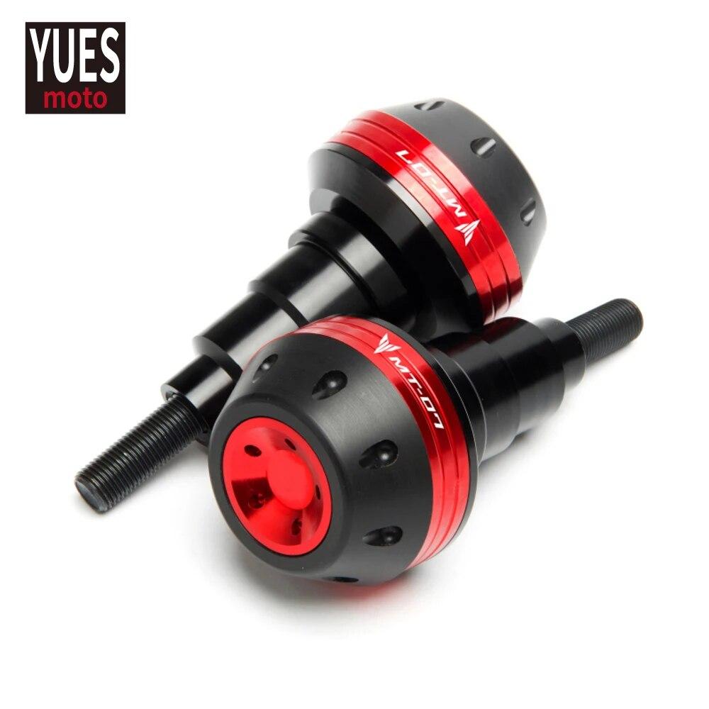 Motorcycle Accessories CNC Frame Sliders Crash Pad Falling Protector Guard For Yamaha MT07 MT 07 2015-