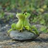 Crafts Statues  Small Frogs  Small Figurines  Multi-headed Miniature Landscape  Fairy Garden Decoration  Interior Decoration