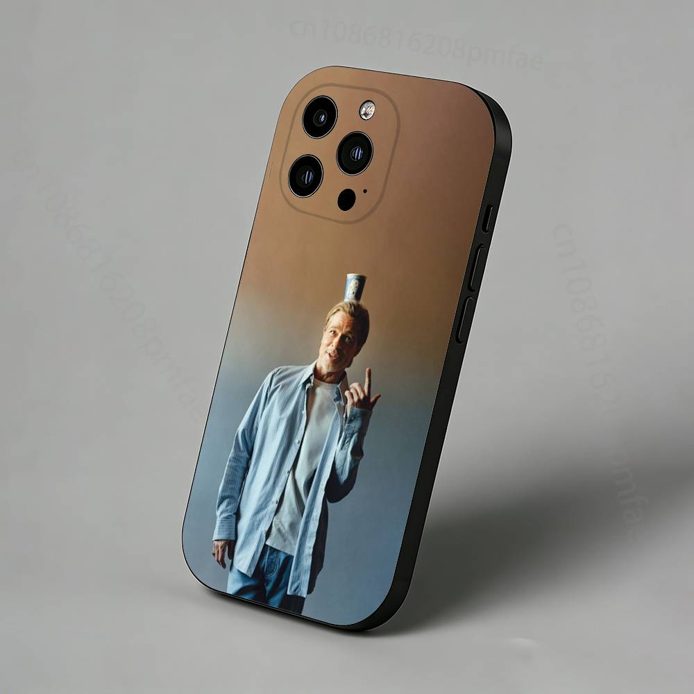 Actor B-Brad P-Pitt Phone Case For iPhone 17,16,15,14,13,12,11 Pro,Max,Plus,X,XS,XR,SE,Mini iPhone14Plus