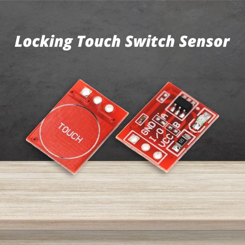 10pcs TTP223 Capacitive Switching Button Module With SelfLocking And Momentary Modes For DIY Electronics Devices