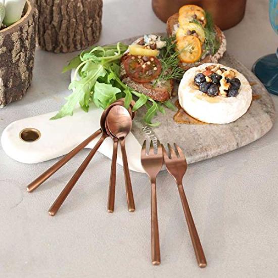 Dulton SVELTE CUTLERY Dinner Matte Copper Fork,