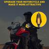 2x Motorcycle 12-LED Turn Signal Lamp Sequential Indicator Flowing Lights Amber