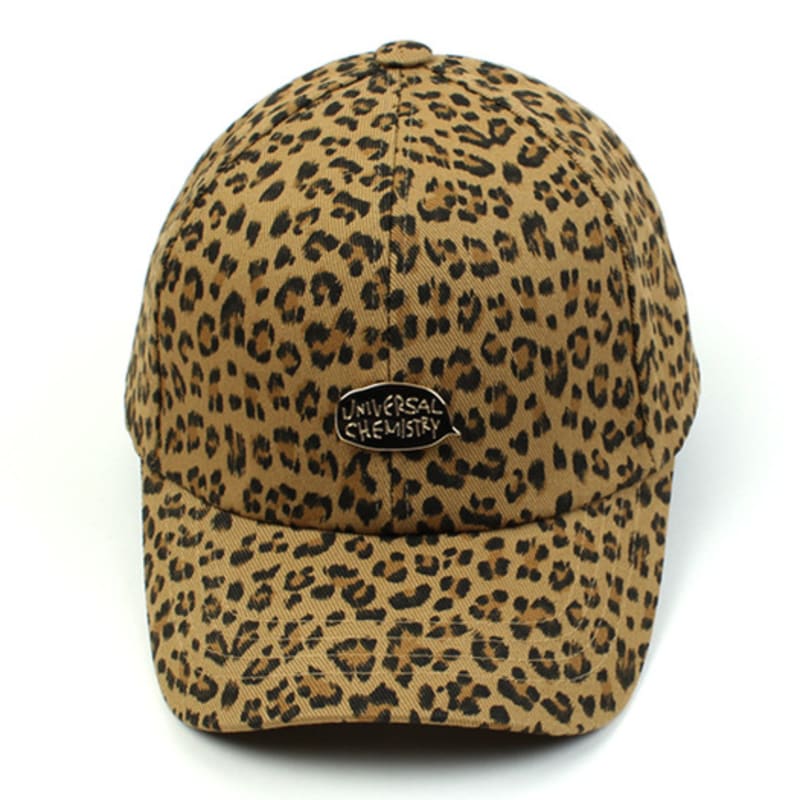 Universal chemistry Leopard CT Ballcap GD Leopard print ball Cap