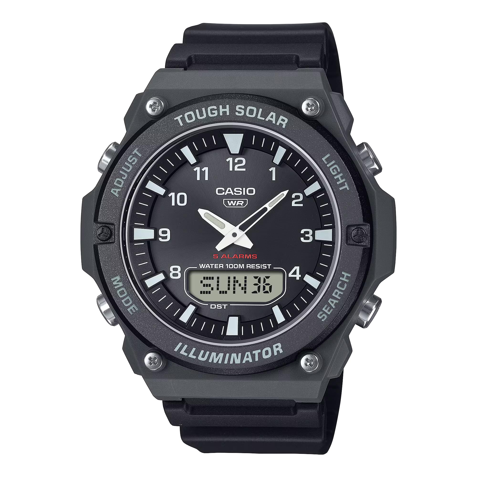 CASIO Standard Watch Men s Solar-Powered AQ-S820W-1AV [Used]