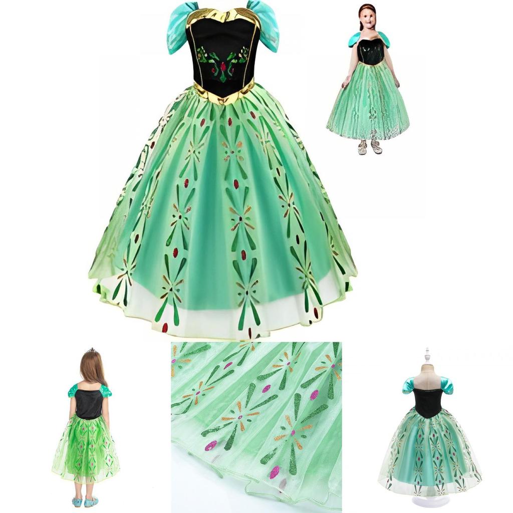 Enchanting Princess Anna Costume With Soft Tulle Layers