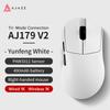 AJAZZ AJ179 PRO PAW3395 Lichtgewicht Bedrade Draadloze Muis met Magnetische Oplaadbasis Ergonomische Macro Gaming Muis voor PC Laptop