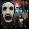 Halloween Realistické Hrozivé Obličejové Masky Perspektivní Síťovina Maska na Celý Obličej Maškarní Párty pro Dospělé Cosplay Rekvizity Kukla