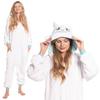 Piżama damska kombinezon kigurumi onesie smok szczerbatek biały 175-185 xl