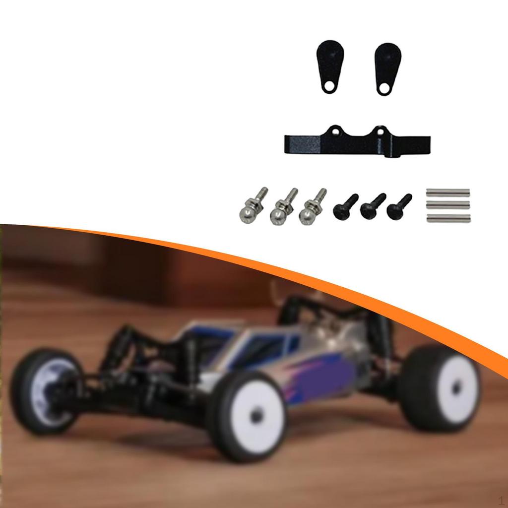 RC Car Steering Components Parts Metal Professional Sturdy Assembly Spare for Trucks