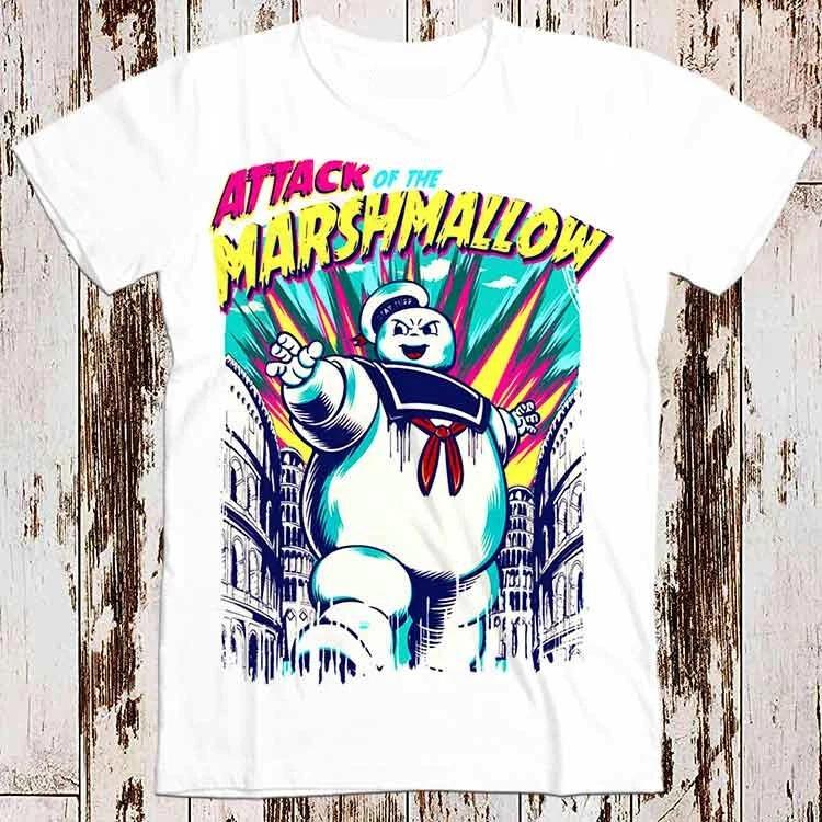 Stay Puft Ghostbusters Attack Of The Marshmallow Best Seller T Shirt Music 8626 S