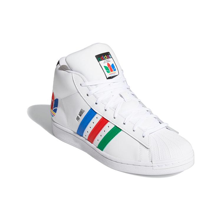 Nové Adidas Pro Model Barevný trojlístek Cloud White FX0183