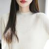All-Season Women's 50% Wool 50% Silk Sweater | Lightweight Warm Blend Pullover | Luxury Cashmere Silk Knitwear