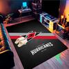 Hurricanes Team Spirit Area Rug Suitable for Indoor And Outdoor,Carpets for Kitchens, Homes, Offices, Living Rooms,Home Decor,Christmas Gift