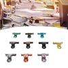 10pcs Colored Hinge Clips Dustproof Rustproof Electroplated Metal Hinge Clips Small Hanging Paper Cl