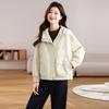 Casual Hooded Tooling Short Coat Women's Spring and Autumn New Korean Version Loose Large Size Small Solid Color Jacket