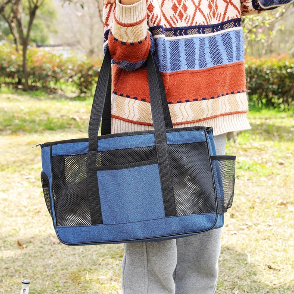 Large-capacity Cat Carrier Handbag Comfortable Cat Transport Bag Dog Travel Pouch  Summer