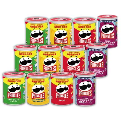 Pringles S Plechovka Mix 4 druhov Kyslá smotana Texas Štýl BBQ Obsah sa môže meniť v závislosti od sezóny Kellogg's (Umashio, Cibuľa, Ahoj! SYR!,