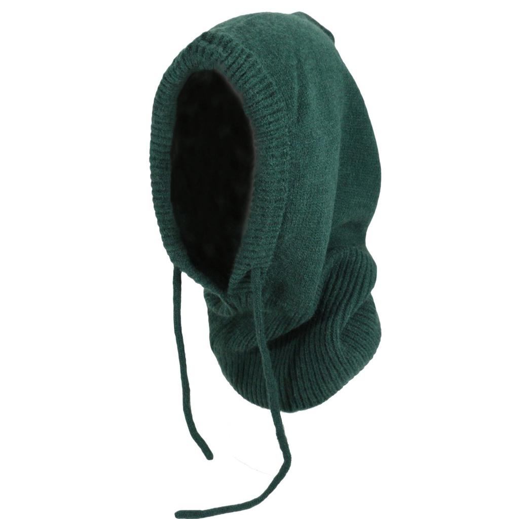 1pc Winter Warm Balaclava Hats for Women,solid Color Knitted Blend Hooded Scarf Hat for Women Skull Cap Beanie Hat Neck Gaiters