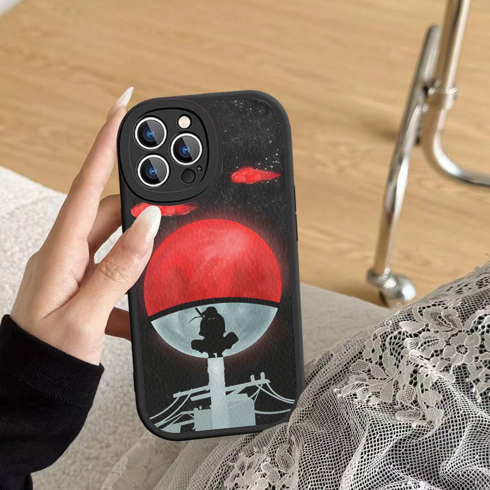 

Hot Anime N-Narutos Leather Phone Case For IPhone 15 14 13 Pro Max 12 11 16 Plus Phone Cover iphone X