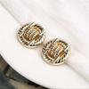 Knotted Design Decorative Buttons for Crafts Sewing Accessories Buttons Golden Metal 20mm Snap Buttons for Clothing Shirt Jacket