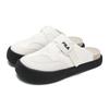 New FILA SMILA Rubber Sole Abrasion Resistant Closed Toe Slippers Women's Tofu White F12W521504FTF