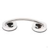 Maniglia per porta in vetro, maniglia per finestra, maniglia per mobile con ventosa, decorazione in argento