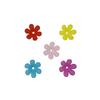 14mm Frosted Six-Petal Flower Beads for DIY Crafting and Decoration