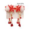Flower Chinese New Year Headwear Bow Ancient Style Hairpin Simple Hanfu Hairpin  Children