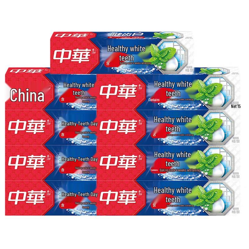 

Zhonghua Healthy White Baking Soda Mint Toothpaste (9-Pack)
