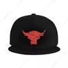 Red Brahma Bull Printed Cap For Unisex Snapback Hat Women's Baseball Caps Adjustable