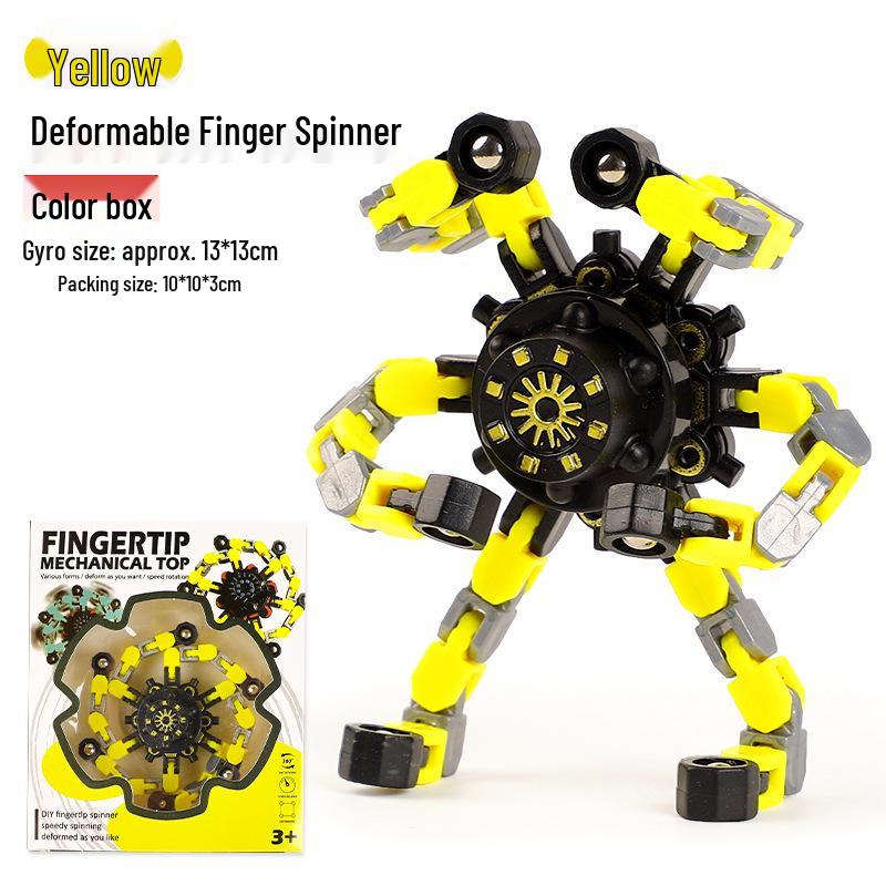 

Transforming Octopus Fidget Spinner: Mechanical Robot Toy & Finger Decompression Gift