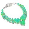 Green Australian Triplet Opal Necklace 18 Inch Adjustable Chain Jewelry PT 3809