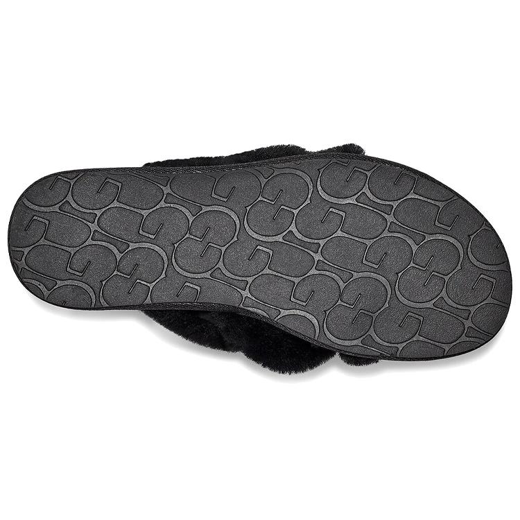UGG Scuffita Lammfell Hausschuhe 1123572-BLK
