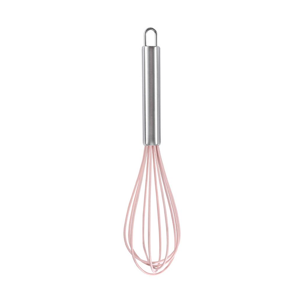 Manual Silicone Whisk Manual Egg Beater Durable Kitchen Pastry Tools Cake Baking Utensil Mixer for Baking and Cooking