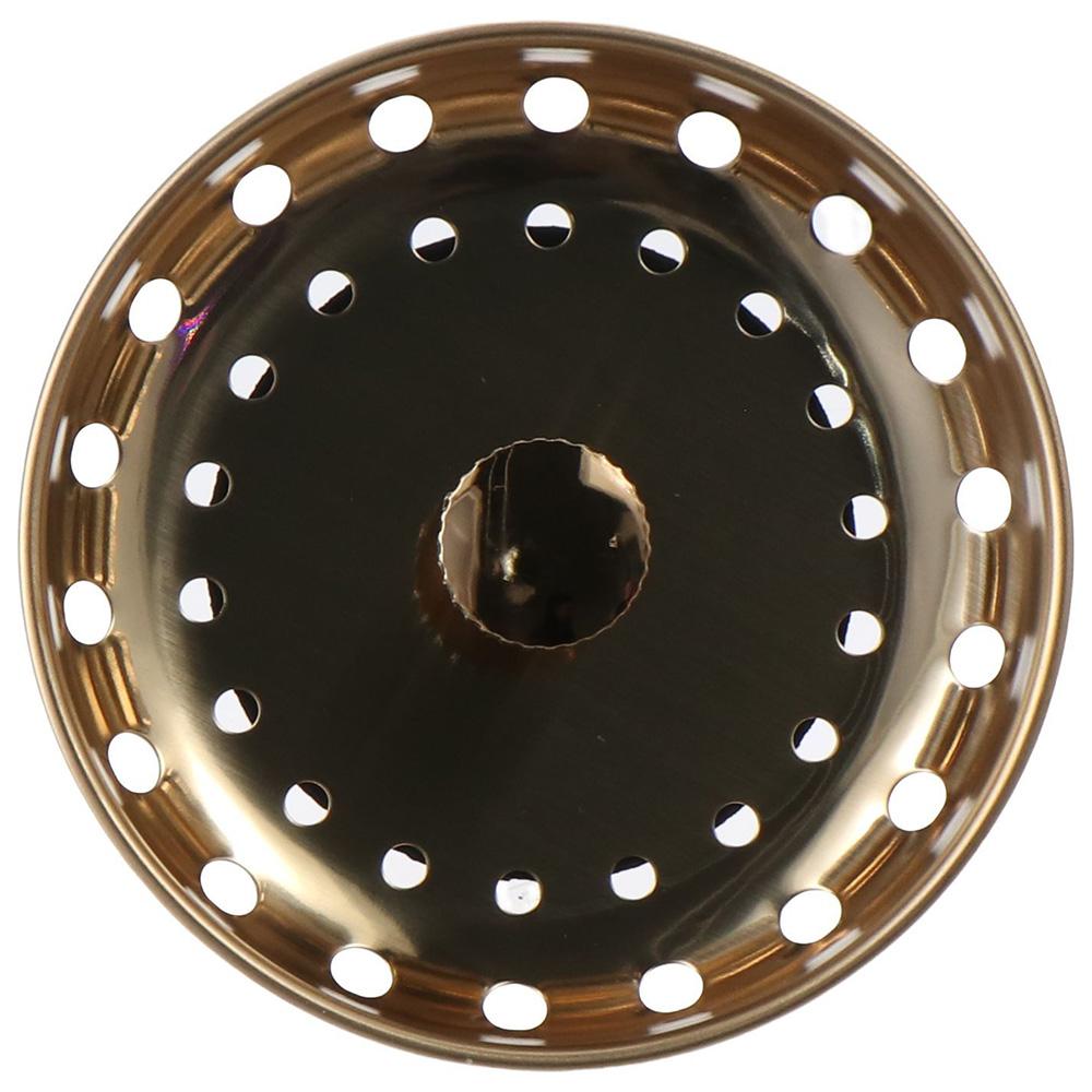 2 Pcs Advanced Sink Kitchen Strainer Filter Sink Stopper Stainless Steel