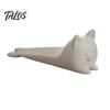 Cat Shaped Doorstop 3D Printed Lying Doorstop, Decorative Kitten Door Stopper Wedge, Floor Anti-slip Carpet for Home Living Room Bedroom