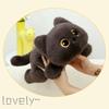 Black Cat Plush Toys Cute Animals Siamese Kitten Lovely Stuffed Doll Cartoon Cat Pendant KeyChain Plushie Birthyday Xmas Gift