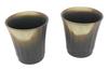 Mino Ware Cafe Series Granada Iga Bizen Set of 2 Japanese-style [Teacups] Style,