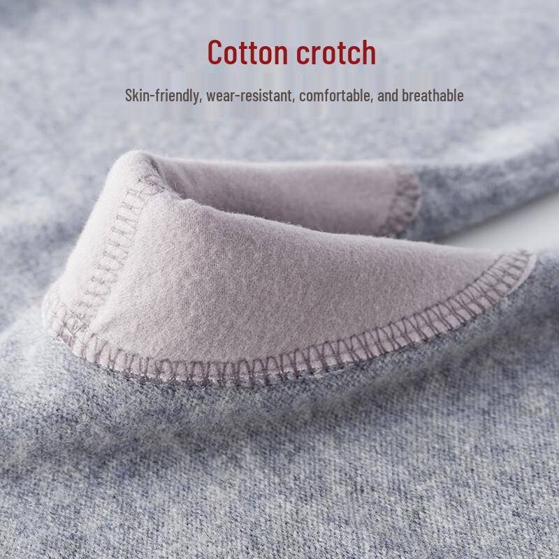 Mengyangwang Men's 100% Wool Thermal Pants