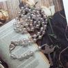 Catholic Rosary Prayer Necklace Pendants Bracelets Acrylic Beads Chain Religious Jewelry for Women Girls